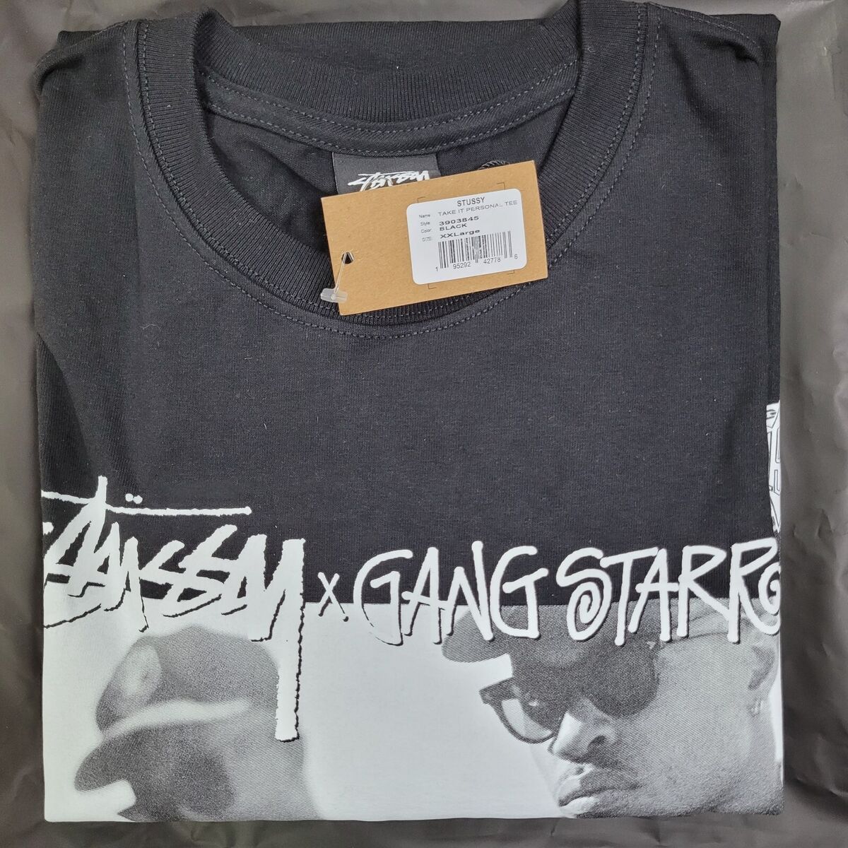 Stussy x Gang Starr Take It Personal Graphic Tee 23SS Black Stussy x Gang Starr Take It Personal Graphic Tee 23SS Black