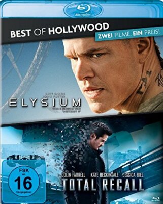 Elysium / Total Recall (2012) Blu-Ray