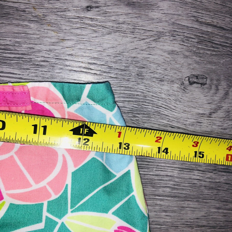 Falda Vintage Lilly Pulitzer Niñas Pequeñas Talla 12 Etiqueta Blanca Floral Flores Skort Foto 4 de 4