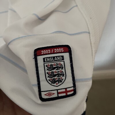 【UMBRO】England 2003 GameShirt reversible 2003/05 England Umbro '04 Euros Home Reversible Football Shirt