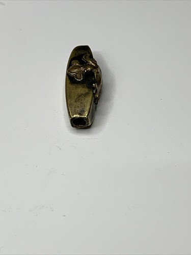Antique Ojime Gold Pomegranate Bead Meiji Japan Netsuke Inro Mixed Metals - Picture 6 of 8