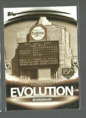 2019 Topps Evolution of Technology 150th Anniversary #ET2 Jumbotron/Scoreboard