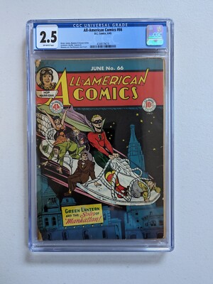 All American Comics 66 Green Lantern  DC Comics 1945 RARE
