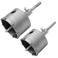 Bohrkrone Beton Dosenbohrer Satz Dosensenker 65Mm + 80Mm Sds-Plus Und HEX