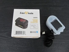 Zacurate 500DL Pro Series White Pulse Oximeter Oxygen Saturation O2 Meter