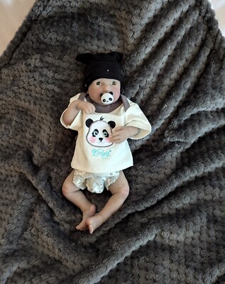 Ready To Ship -Booboo Preemie Full Body Silicone baby Boy reborn doll 13