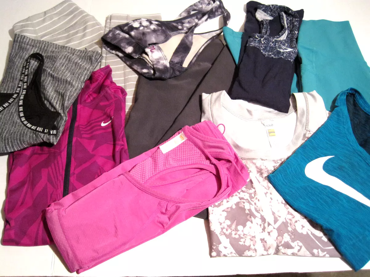 10 Pc ATHLETIC CLOTHING Lot Lucy Nike Gaiam Colorfulkoala Gymshark Women's  Small