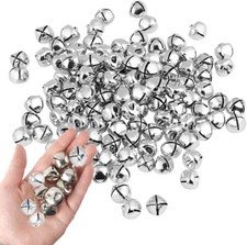 100 Pcs Jingle Bells Bulk Metal1 Inch Craft Bells For DIY Christmas Home Decor