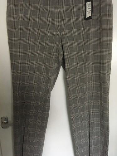 M&S BLACK MIX SMART STRAIGHT OFFICE / WORK TROUSERS BNWT SIZE 8 R REGULAR GIFT - Picture 4 of 6