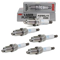 5X NGK 3586 PZFR6J-11 ZüNdkerze FüR VW Golf 4 Passat B5 2.3 V5 VR5 101905600A