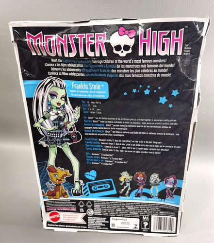 Mattel Monster High FRANKIE STEIN Doll Boo-riginal Creeproduction {Damaged} NRFB - Picture 3 of 15