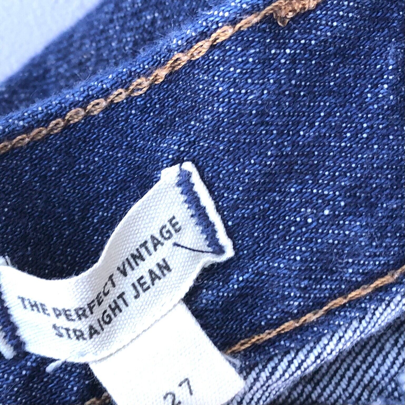 Madewell Perfect Vintage Straight Jeans Sz 27 - image 3