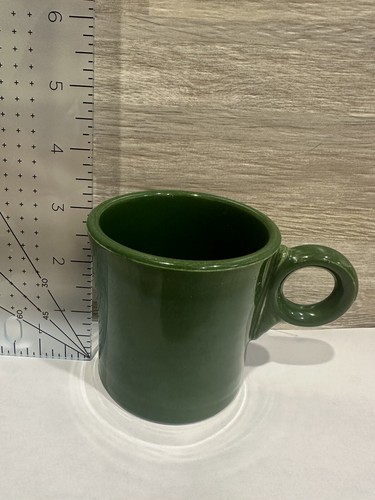 Fiestaware Vintage Tom And Jerry Coffee Mug Fiesta Forest Green - Picture 3 of 4