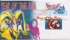 #4957 Chinese New Year Ram Therome cachet First Day cover 50 made