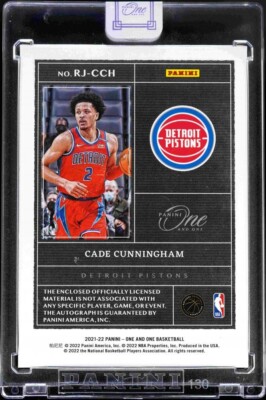 Cade Cunningham auto RC カニングハム　サイン　ピストンズ 2021-22 Panini Prizm Cade Cunningham Rookie Signatures