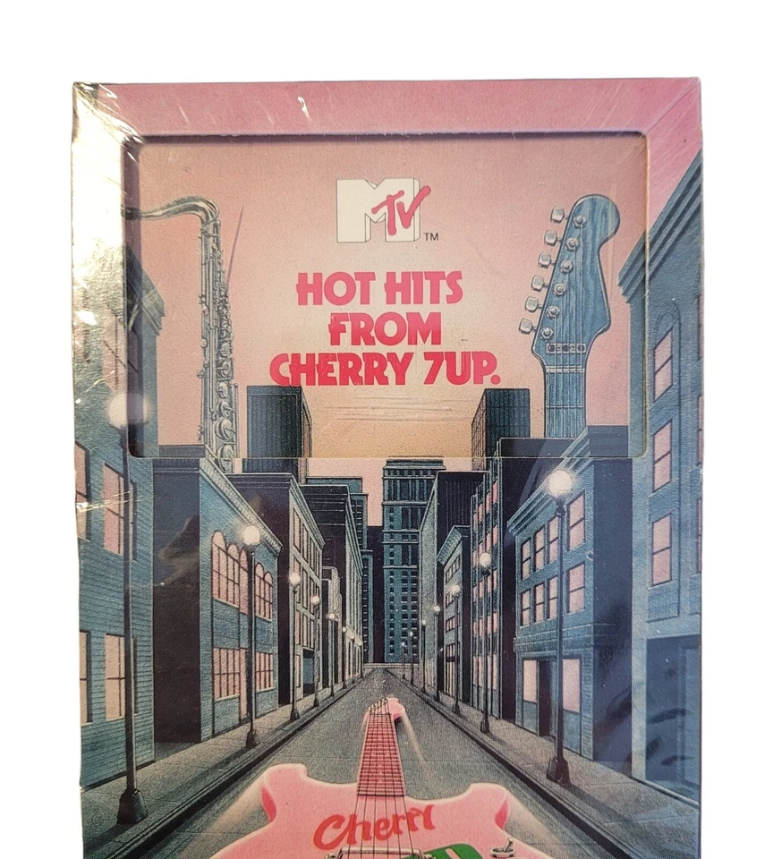 MTV Cherry 7UP Promotional Cassette 1988 UnOpened Bon Jovi Loverboy Belinda NOS - Image 2 of 4