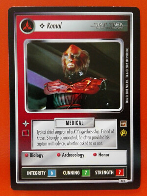 Star Trek CCG (The Motion Picture) - Personnel Klingon   Komal (common)