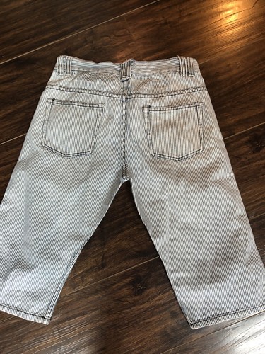 Topman Blue & White Sripe Shorts Size Uk 28 - Picture 3 of 7