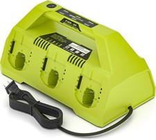 18V 6-Port Charger P180 for Ryobi One 12V-18V Li-Ion/NiCd/NiMH P102/P108/P180  