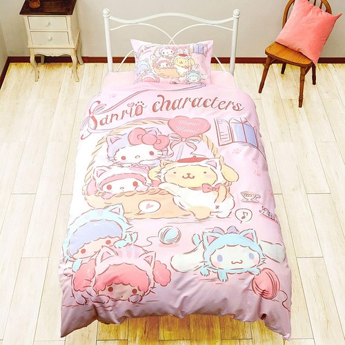 Sanrio Characters Duvet Cover 3-piece set Futon cover single SANRIO 150×210cm