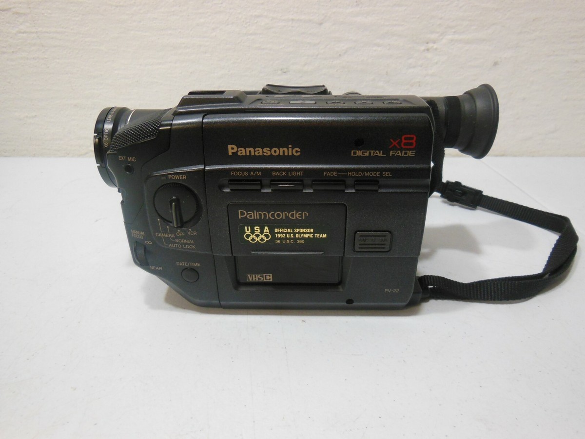 Panasonic PV-22 Palmcorder Camcorder Video Camera Bundle | eBay