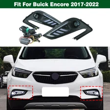 Daytime Running Lamp + LED Fog Light w/ Turn Signal For Buick Encore 2017-2022