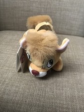 DISNEY STORE Plush OLIVER  COMPANY Oliver cat BEAN BAG Laying plush toy NWT