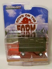 BALE THROW WAGON TRAILER DOWN ON THE FARM TRACTOR R8 GREENLIGHT 2023