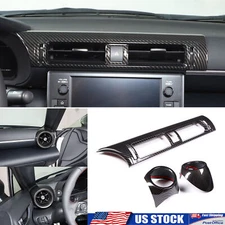 ABS Carbon Fiber Interior Air vent Trim Cover Set Fit For GR86 BRZ 2022-2025