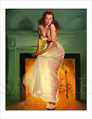 8.5x11 Vintage Gil Elvgren Fine Art Color Print Picture Poster
