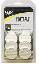 IZZO Flatball Golf Swing Training Aid - 6 Pack NEW