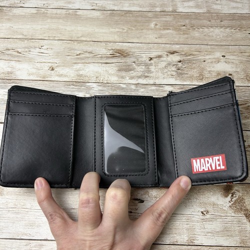 Marvel Trifold Wallet NWT Comic Strip Spider-Man Iron Man Hulk Captain America - Picture 9 of 17