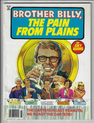 Brother Billy, The Pain From the Plains VF 8.0 Magazine 1979 Marvel Billy Carter