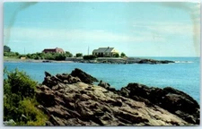 Postcard - Rocks On The Rugged Coast Of Maine