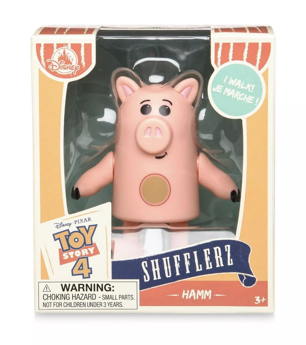 NEW Disney Pixar Toy Story 4 HAMM Shufflerz Walking Figure 3 1 2