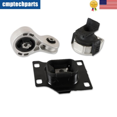 Engine Motor Transmission Torque Mount Kit NEW 3PCS for 08-11 Ford Focus 2.0L