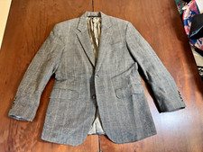 2023 JOS A BANK Brown Plaid Sport Coat Suit Blazer Hunting Jacket 40R Wool