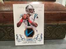 National Treasures Century Materials Jersey Panthers Cam Newton 5/5  2013