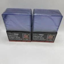 Ultra Pro Toploaders 35pt 2 Packs of 25 for VINTAGE SIZED Cards