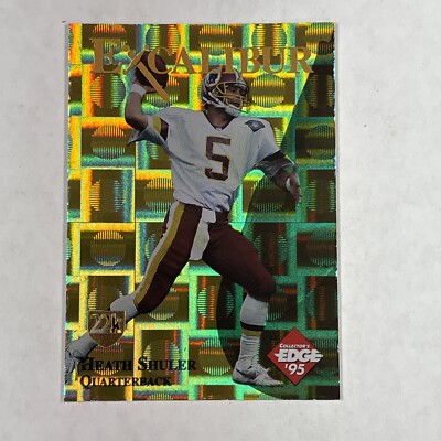 1995 Collector's Edge Excalibur 22K Gold Prism /250 Heath Shuler #11 Shield