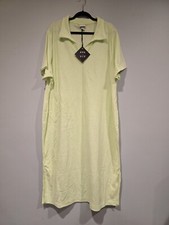 Ava & Viv Women’s Towel Terrycloth Short Sleeve Dress Size 3X Green