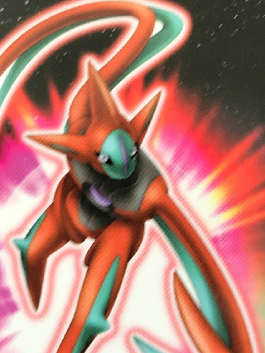 Deoxys Ruby and Sapphire Pocket Monster Pokemon Card Japanese