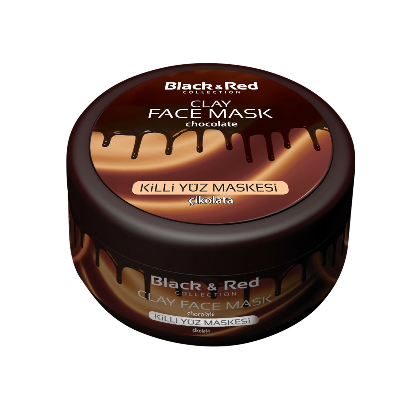 Black & Red Collection Clay Face Mask Gesichtspflege Gesichtsmaske 400ml