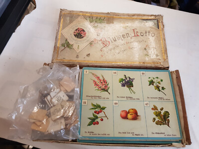 Vintage Floral Lotto - An Entertaining Board Game