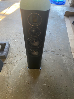 READ* Single Wharfedale - EVO 4.4 Floorstanding Speaker Black Oak