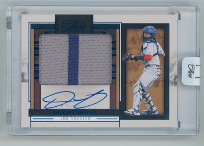 2024 Panini Three & Two Diego Cartaya Full Count Prospect Patch Auto 29/32