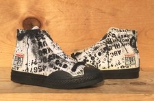 Vintage 1986 Vision Street Wear Canvas Hi Alpha Barb Original Not Retro Size 3