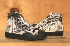 Vintage 1986 Vision Street Wear Canvas Hi Alpha Barb Original Not Retro Size 3