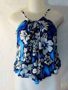 hawaiian crop top and skirt