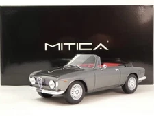 Mitica Alfa Romeo Giulia 1600 GTC Cabriolet Open Grey Met. 1964 1/18 MITICA10084